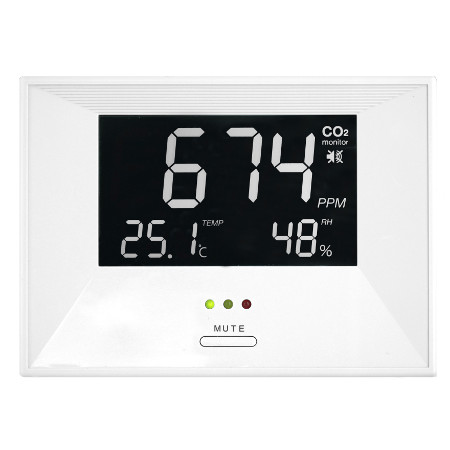 CO2 meter with Dual-Beam NDIR technology